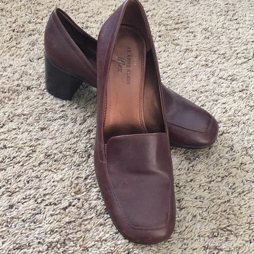 AK ANNE KLEIN iflex Women’s Leather Shoes Size 9